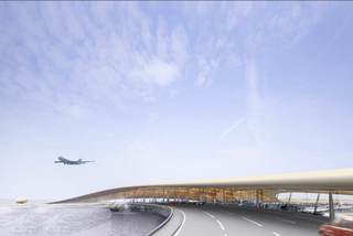 Illustration for article titled Beijing Airport's Olympic Terminal Looks Like UFO Mothership